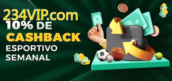 10% de bônus de cashback na 234VIP.com