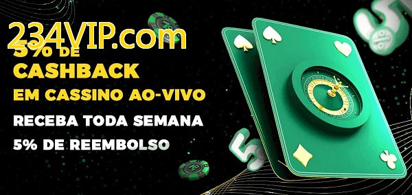 Promoções do cassino ao Vivo 234VIP.com